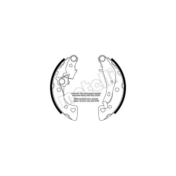 METELLI Bremsbackensatz 53-0024Y