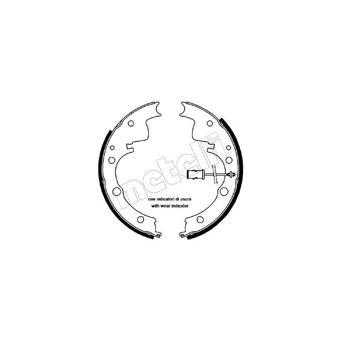 METELLI Bremsbackensatz 53-0065