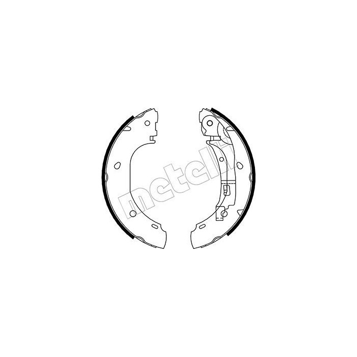 METELLI Bremsbackensatz 53-0082