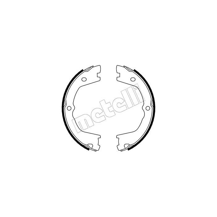 METELLI Bremsbackensatz, Feststellbremse 53-0086