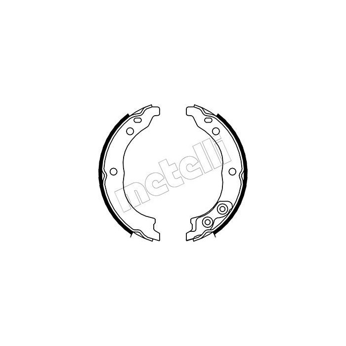 METELLI Bremsbackensatz, Feststellbremse 53-0089