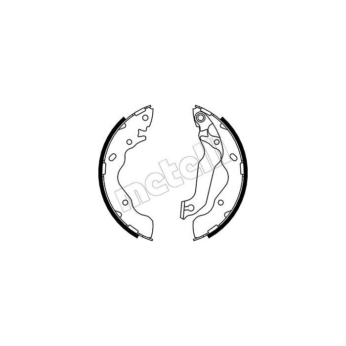 METELLI Bremsbackensatz 53-0176