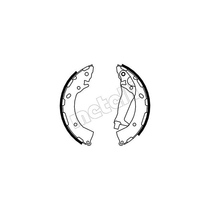 METELLI Bremsbackensatz 53-0177