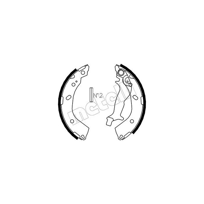METELLI Bremsbackensatz 53-0178