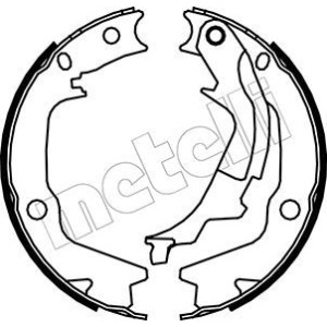 METELLI Bremsbackensatz, Feststellbremse 53-0186