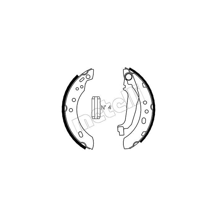 METELLI Bremsbackensatz 53-0284