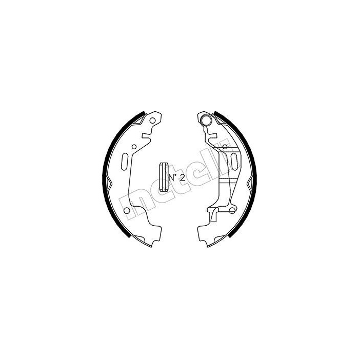 METELLI Bremsbackensatz 53-0314