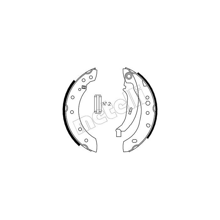 METELLI Bremsbackensatz 53-0332