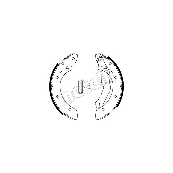 METELLI Bremsbackensatz 53-0351