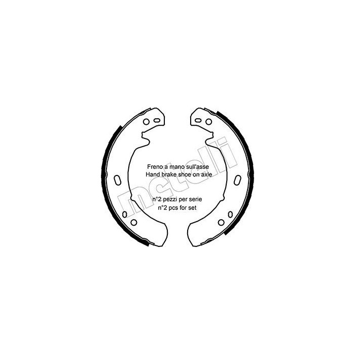 METELLI Bremsbackensatz, Feststellbremse 53-0373