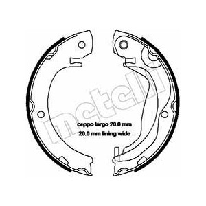 METELLI Bremsbackensatz, Feststellbremse 53-0453