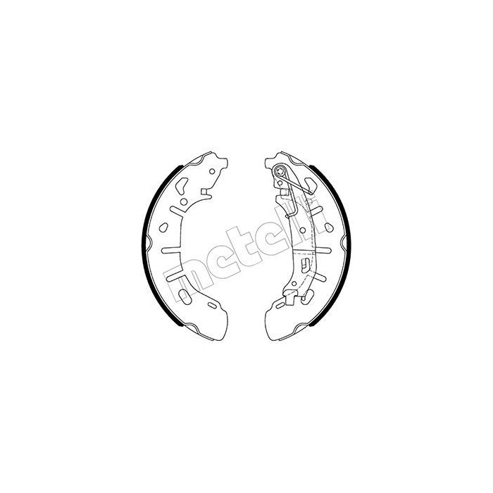 METELLI Bremsbackensatz 53-0487