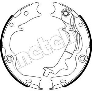 METELLI Bremsbackensatz, Feststellbremse 53-0502