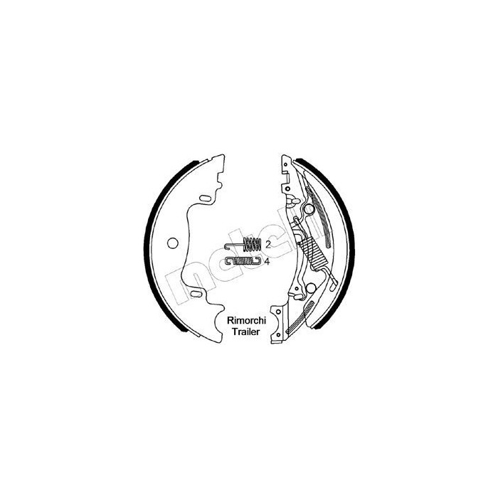 METELLI Bremsbackensatz 53-0596