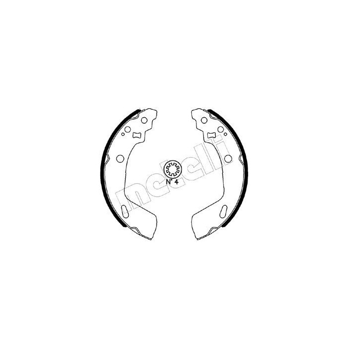 METELLI Bremsbackensatz 53-0633