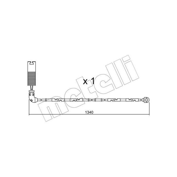 METELLI Warnkontakt, Bremsbelagverschleiß SU.113