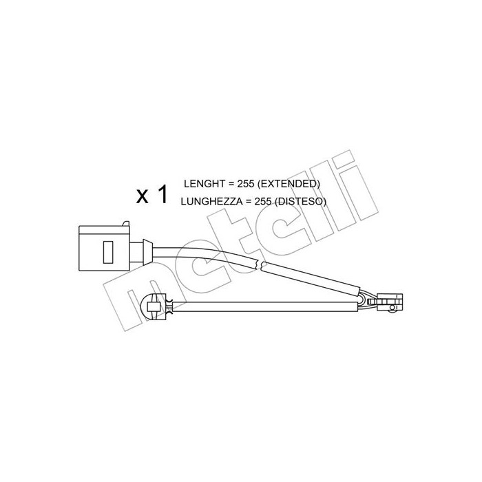 METELLI Warnkontakt, Bremsbelagverschleiß SU.218