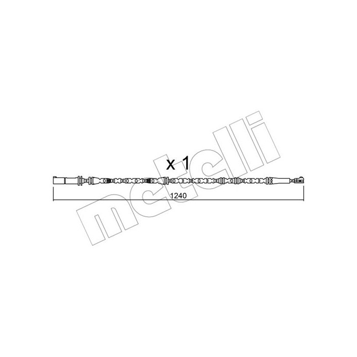 METELLI Warnkontakt, Bremsbelagverschleiß SU.288