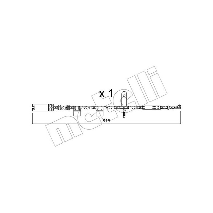 METELLI Warnkontakt, Bremsbelagverschleiß SU.324