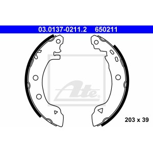 ATE Bremsbackensatz 03.0137-0211.2