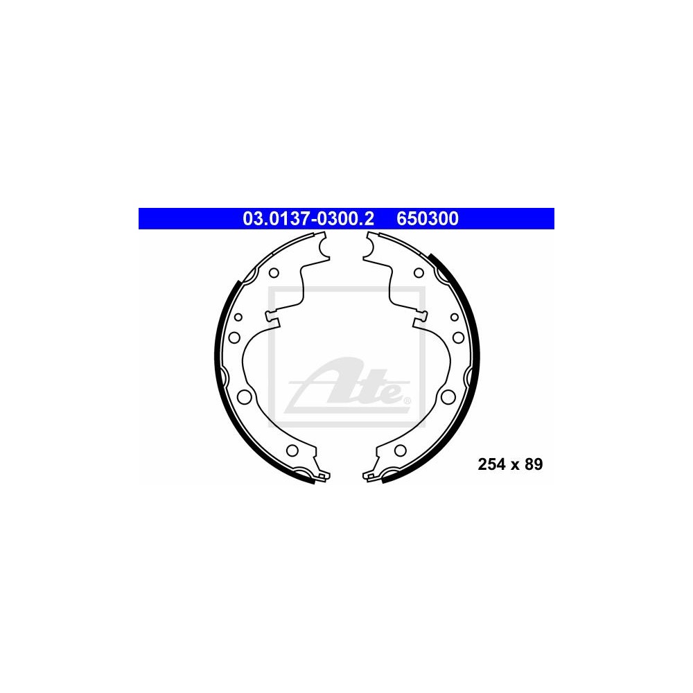 ATE Bremsbackensatz 03.0137-0300.2