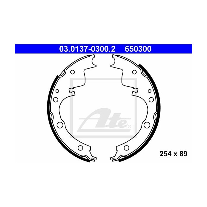 ATE Bremsbackensatz 03.0137-0300.2