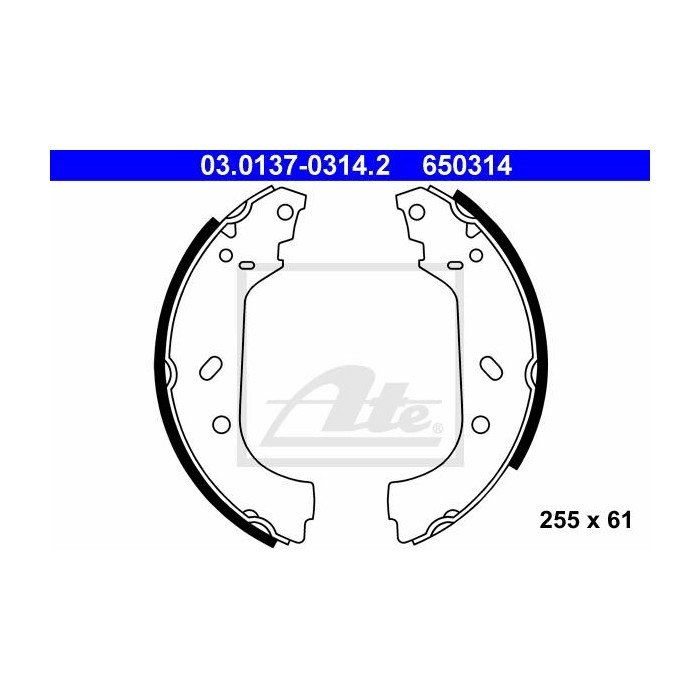 ATE Bremsbackensatz 03.0137-0314.2