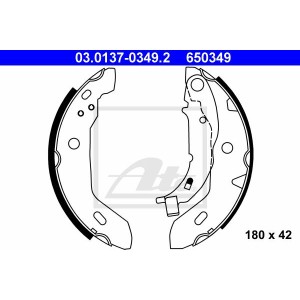 ATE Bremsbackensatz 03.0137-0349.2