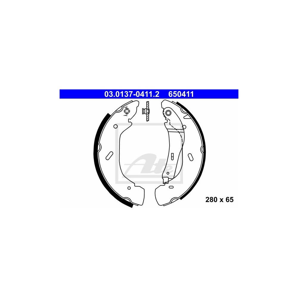 ATE Bremsbackensatz 03.0137-0411.2