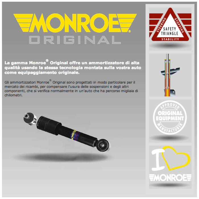 MONROE ORIGINAL (Gas Technology) Stoßdämpfer 43112