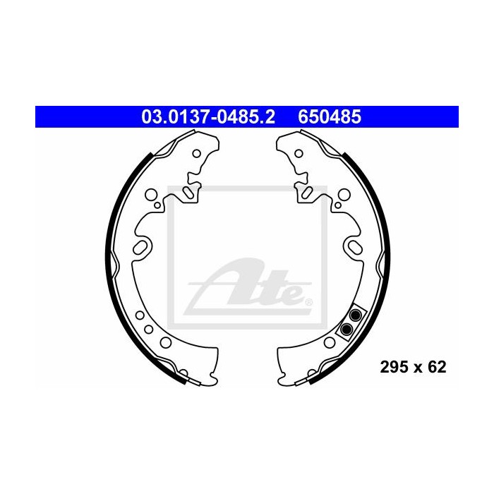 ATE Bremsbackensatz 03.0137-0485.2