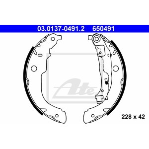 ATE Bremsbackensatz 03.0137-0491.2