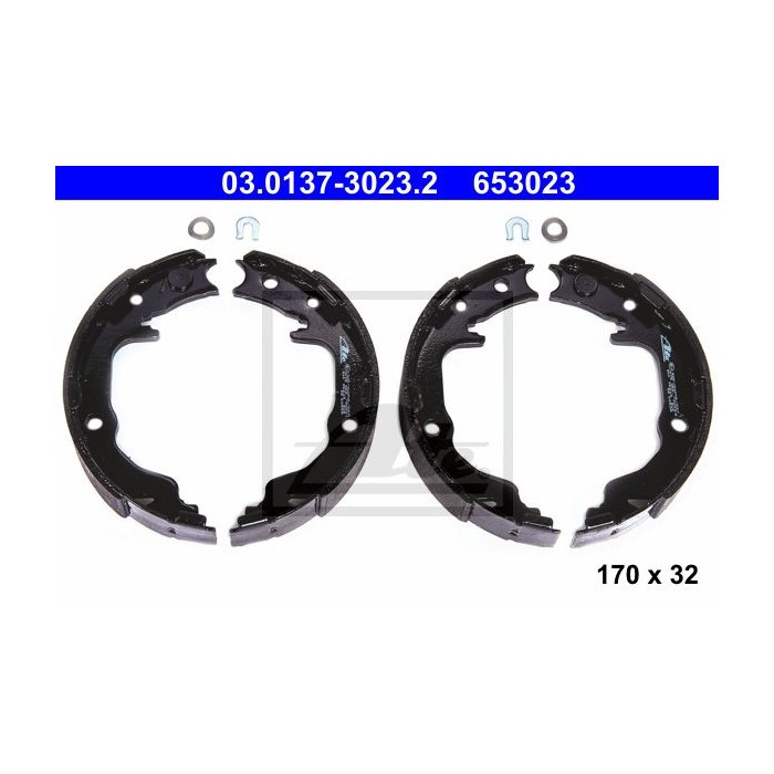 ATE Bremsbackensatz, Feststellbremse 03.0137-3023.2