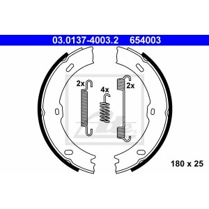 ATE Bremsbackensatz, Feststellbremse 03.0137-4003.2