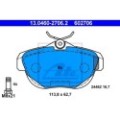 ATE Bremsbelagsatz, Scheibenbremse 13.0460-2706.2