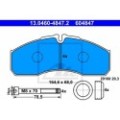 ATE Bremsbelagsatz, Scheibenbremse 13.0460-4847.2
