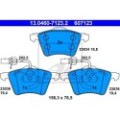 ATE Bremsbelagsatz, Scheibenbremse 13.0460-7123.2