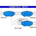 ATE Bremsbelagsatz, Scheibenbremse 13.0460-7131.2