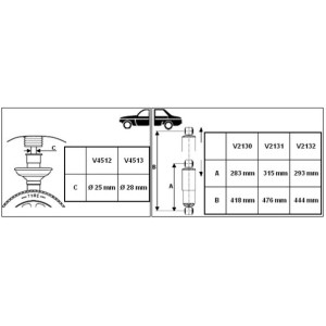 MONROE VAN-MAGNUM Stoßdämpfer V2132