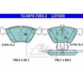 ATE Ceramic Bremsbelagsatz, Scheibenbremse 13.0470-7203.2