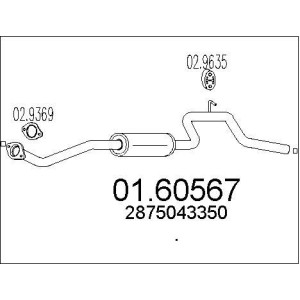 MTS Endschalldämpfer 01.60567