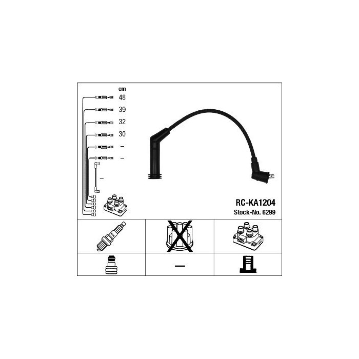 NGK Zündleitungssatz 6299
