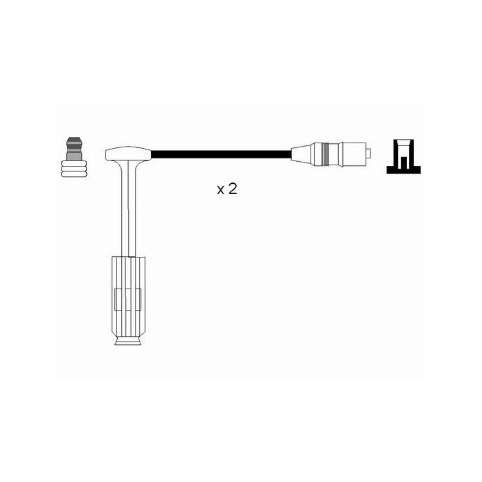 NGK Zündleitungssatz 0757