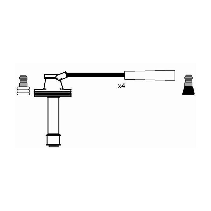 NGK Zündleitungssatz 8492