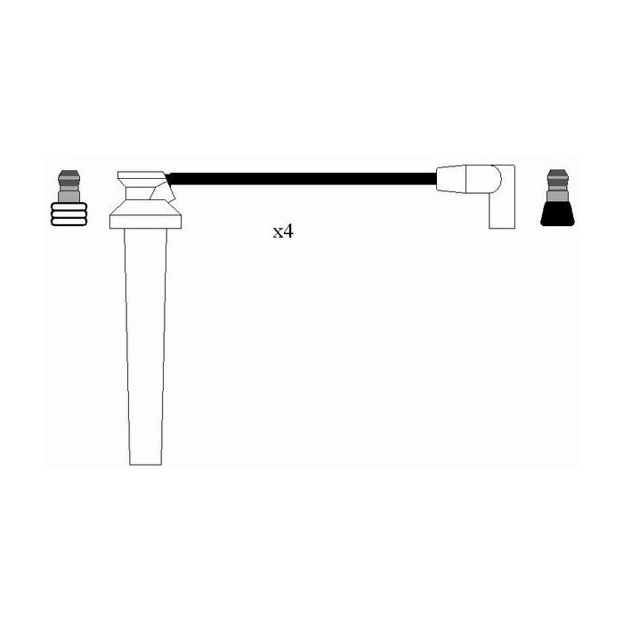 NGK Zündleitungssatz 2476