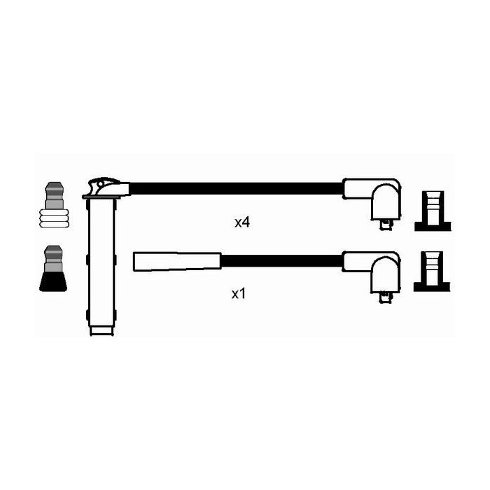 NGK Zündleitungssatz 0890