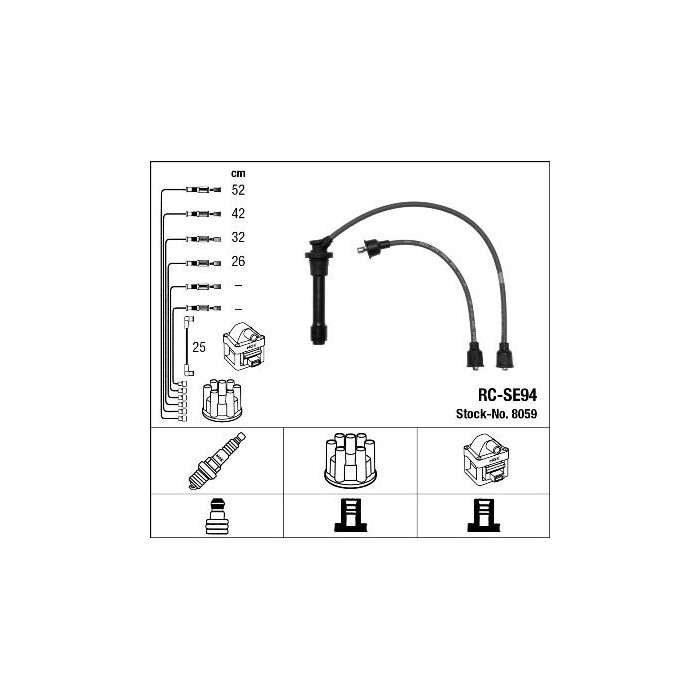 NGK Zündleitungssatz 8059