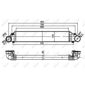 NRF Ladeluftkühler 30161A