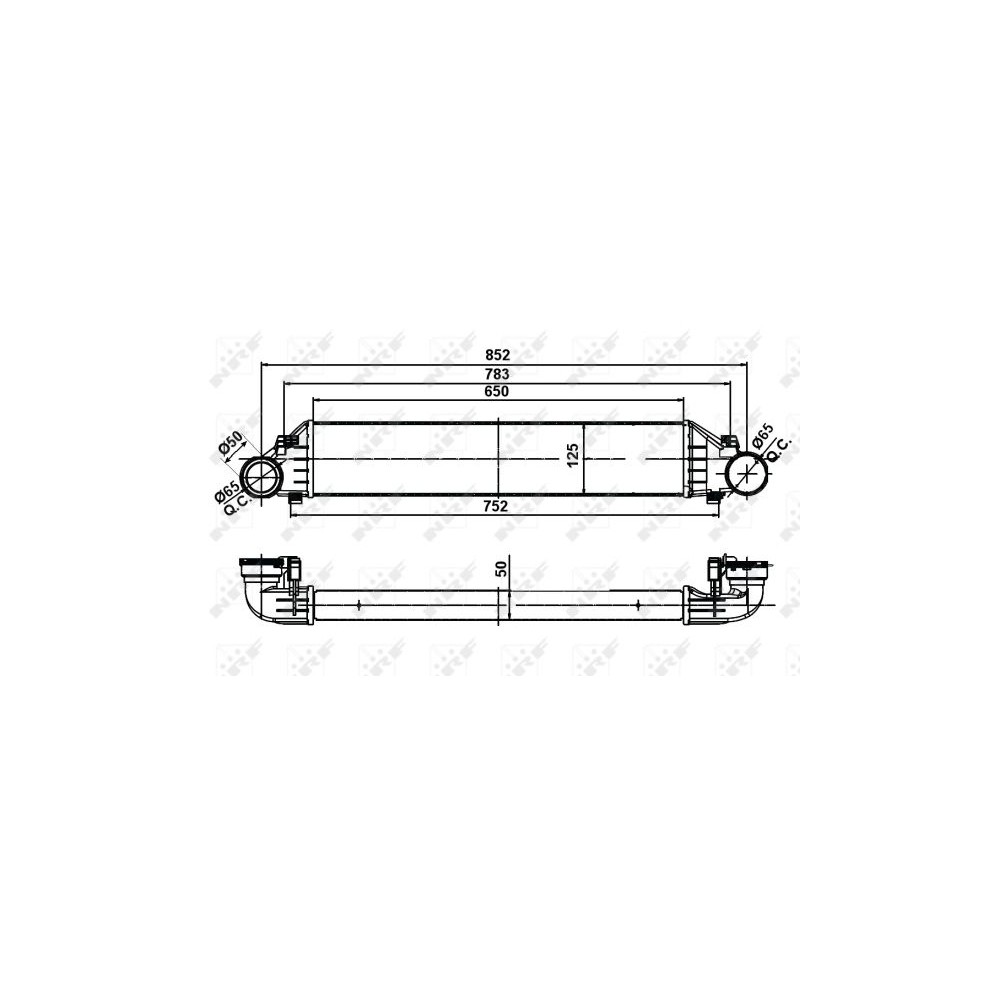 NRF Ladeluftkühler 30161A
