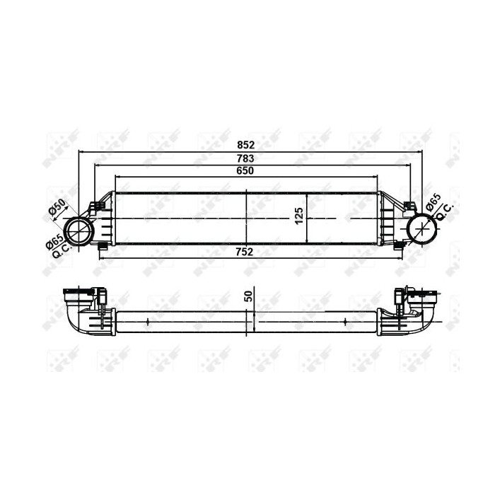 NRF Ladeluftkühler 30161A